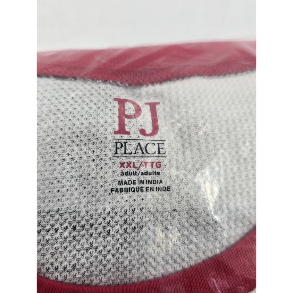 NEW The Children's Place Adult Pajamas‎ - White/Black Plaid - Size XXL